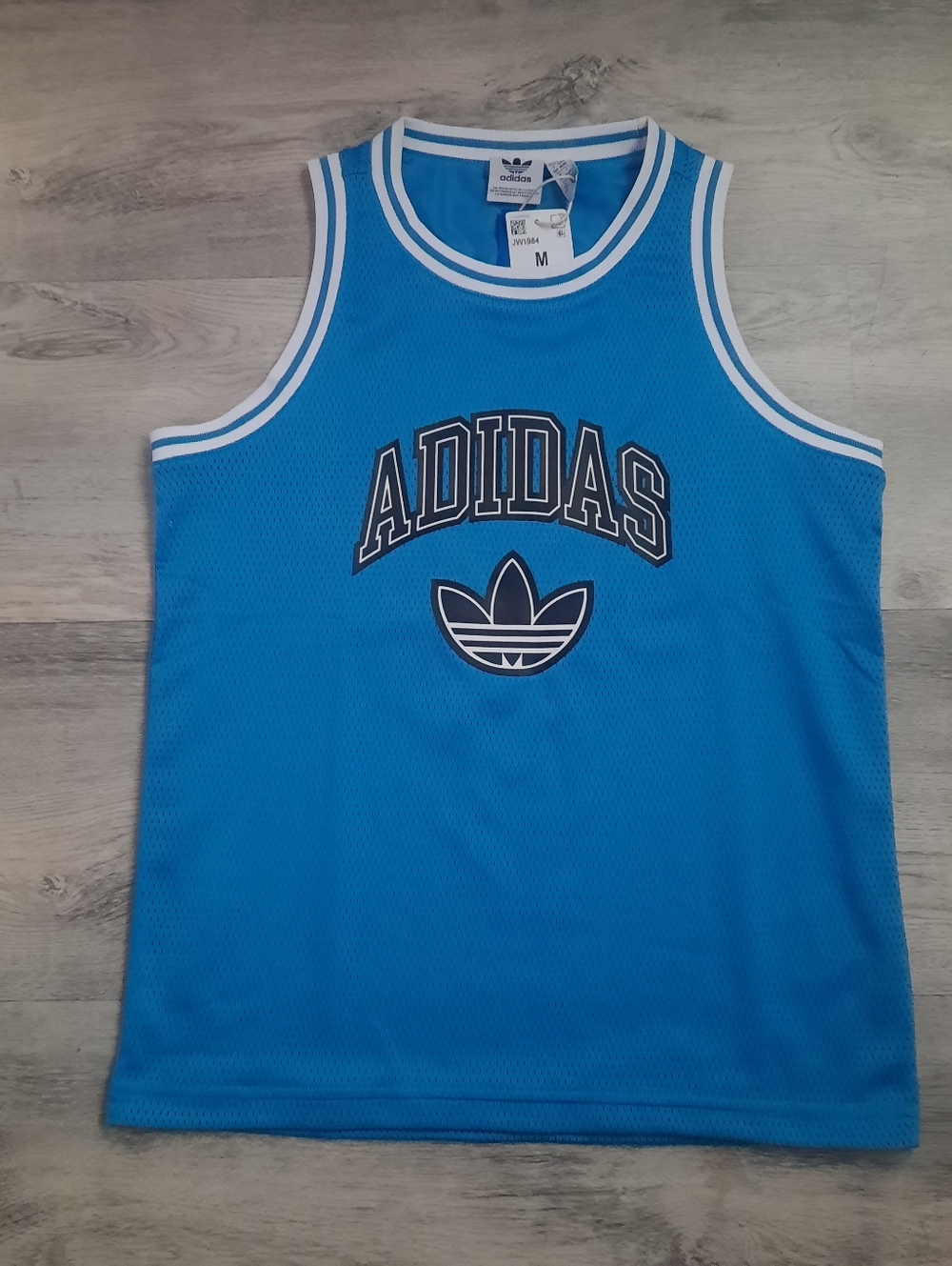 Adidas Blue Boys Jersey Tank Top